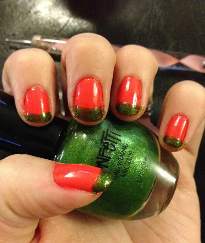 Watermelon Nail Art Design by