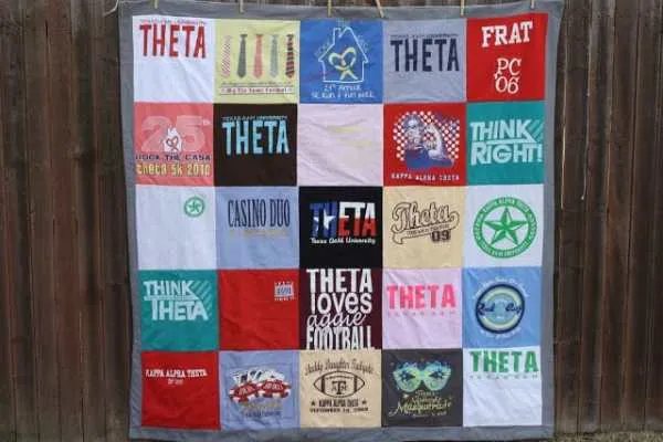 DIY T-Shirt Quilt from Sew Caroline