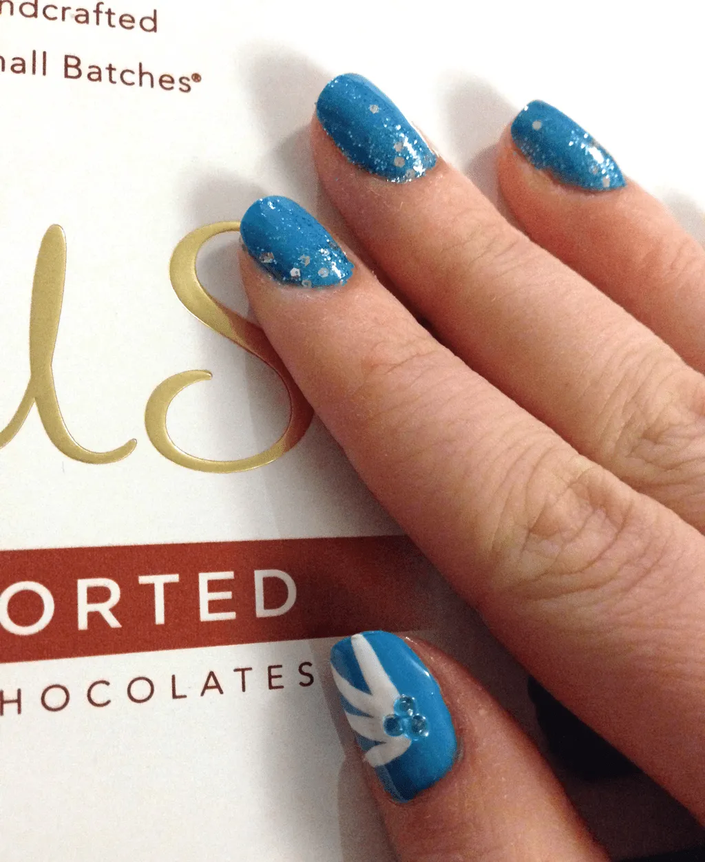 Nail Art: Feelin' Blue by
