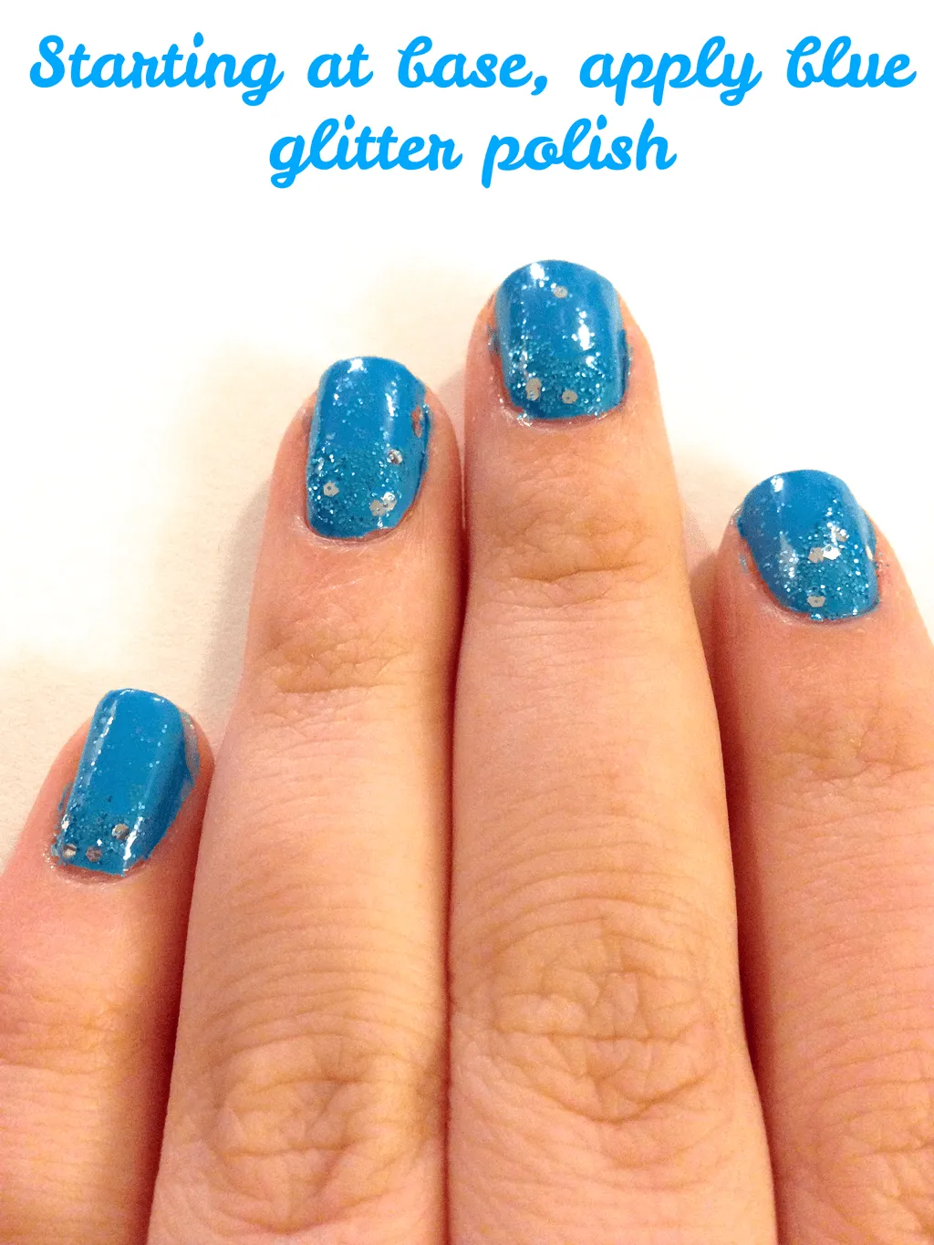Nail Art: Feelin' Blue by