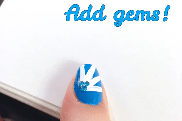 Nail Art: Feelin' Blue by