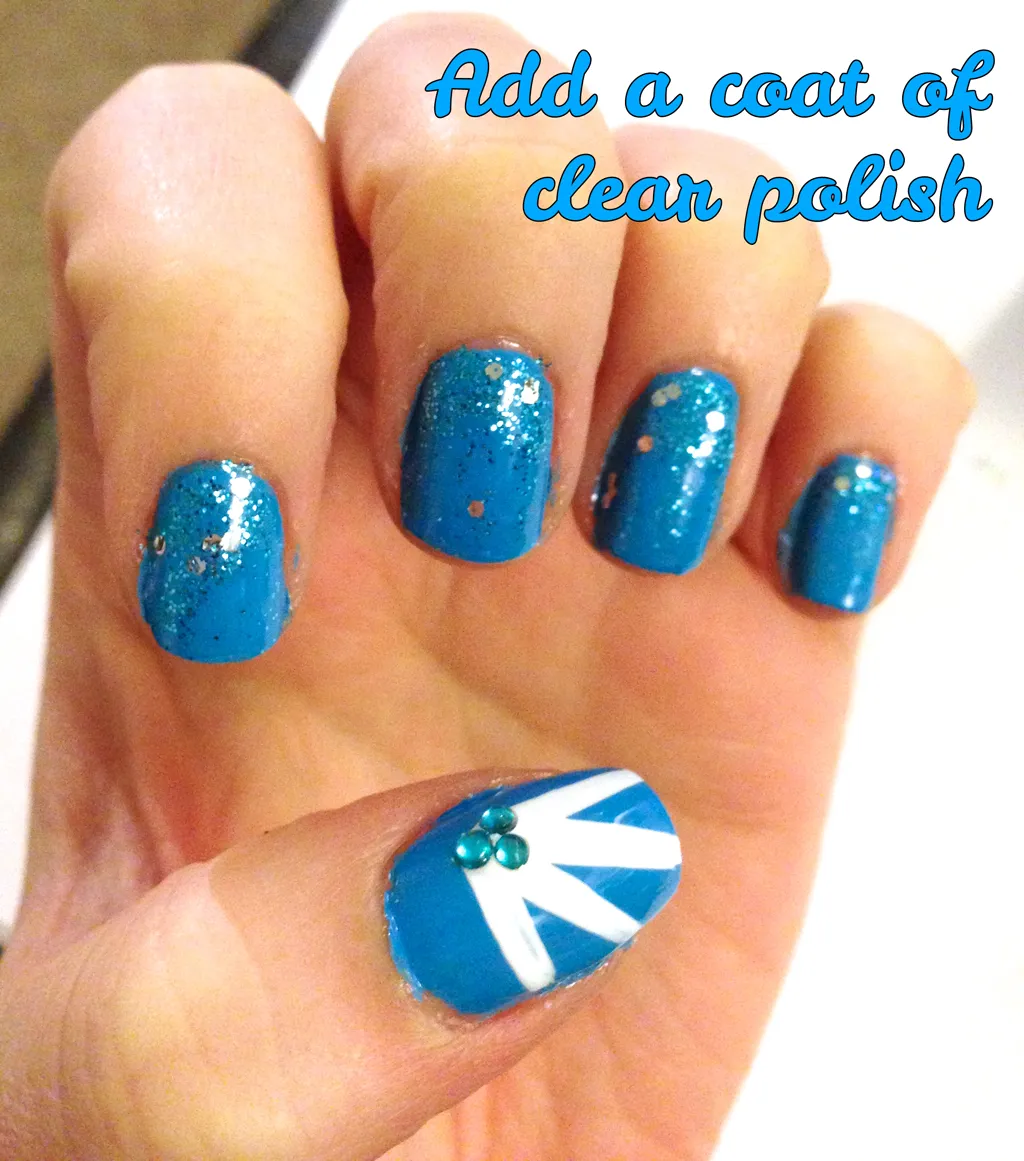 Nail Art: Feelin' Blue by