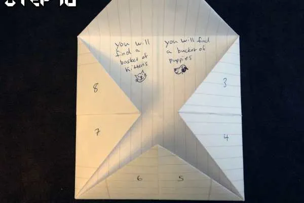 Origami Fortune Teller Tutorial