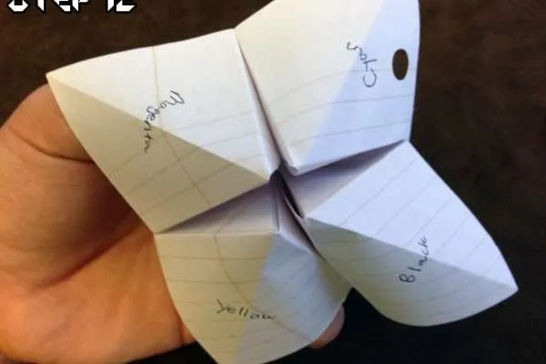 Origami Fortune Teller Tutorial