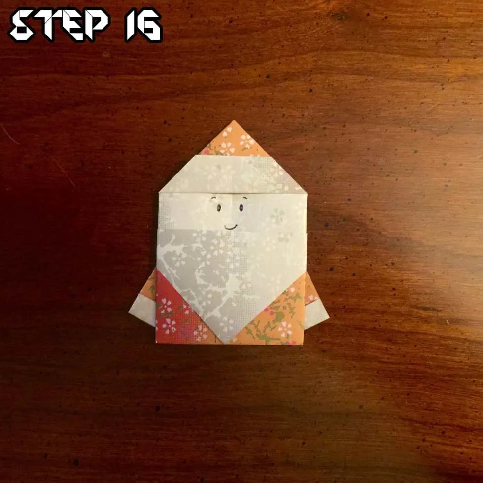 Origami Santa Claus Tutorial