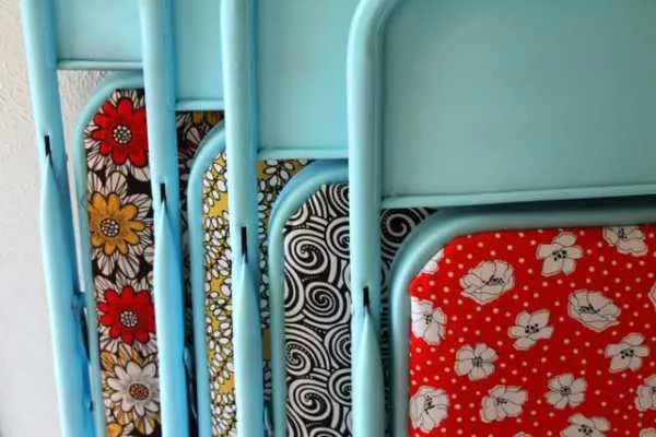 Restyled Folding Chairs DIY from Punk Projects
