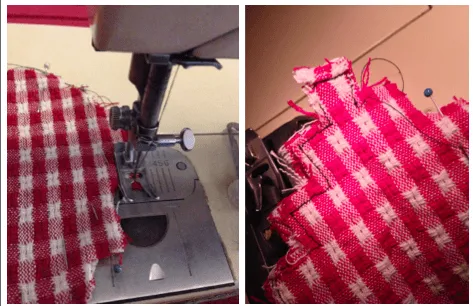 half stitched