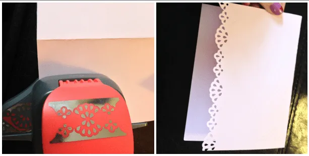 DIY Valentine's Cards by Katie Crafts; doily