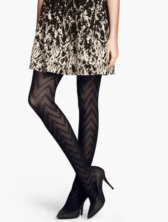 Patterned Tights at H&M; My Current Obsession: Tights & Leggings