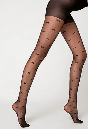 Sheer Bow Pantyhose at American Apparel; My Current Obsession: Tights & Leggings
