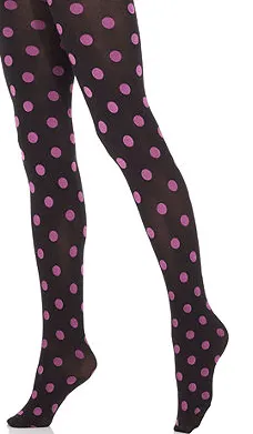Hue Polka Dot Tights at Macy's; My Current Obsession: Tights & Leggings