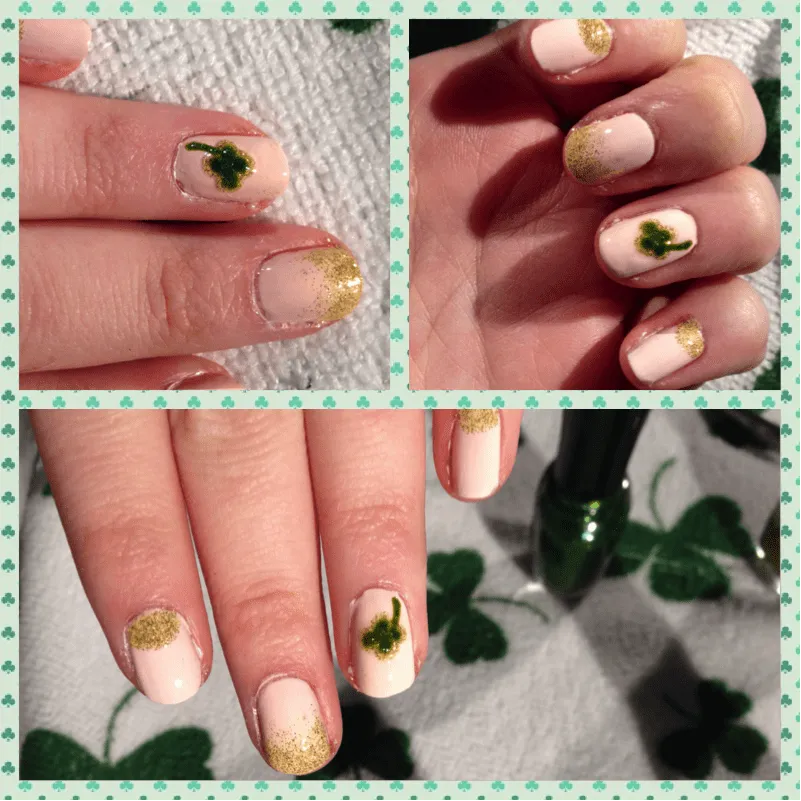 Nail Art: Classy Clovers by