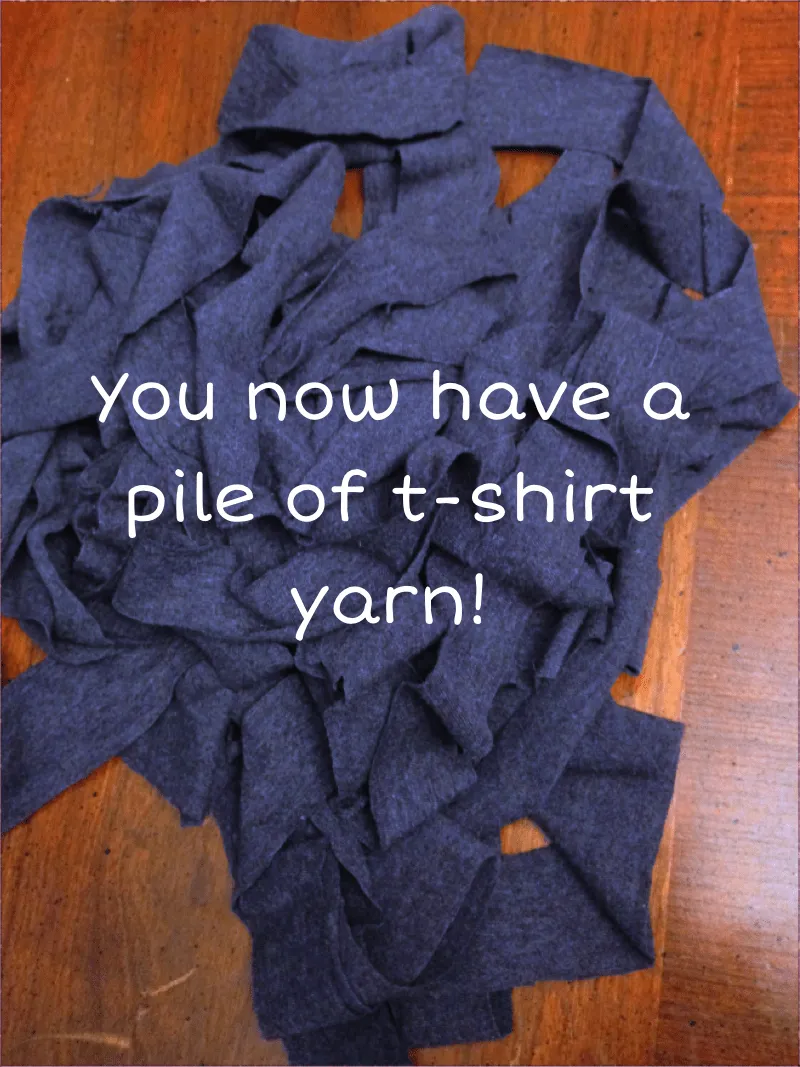 How To Make T-Shirt Yarn by