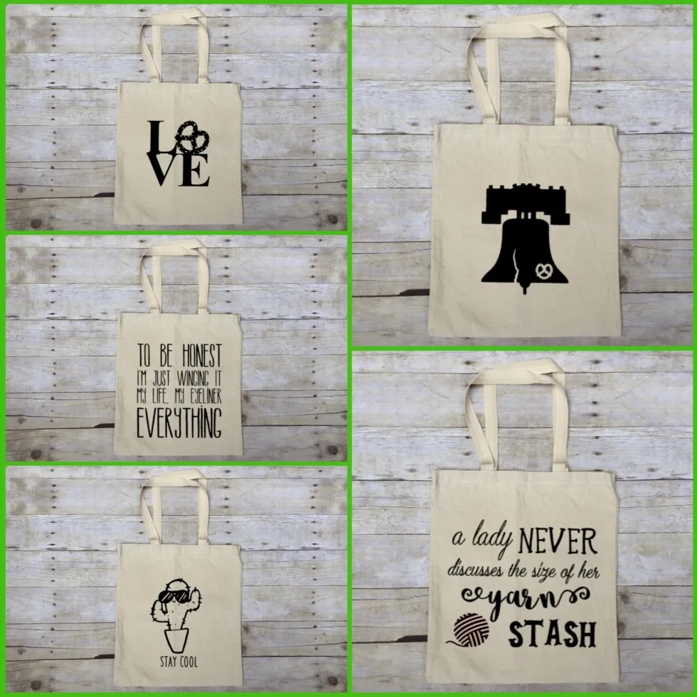 Sample of Tote Bags For Sale