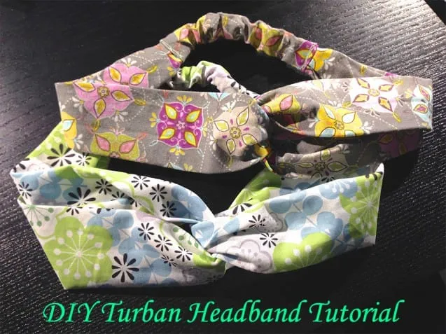 DIY Turban Headband Tutorial