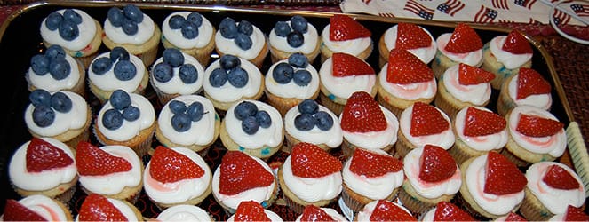 Jam Filled Cupcakes with Lemon Cream Cheese Frosting Recipe on Katie Crafts; https://www.katiecrafts.com