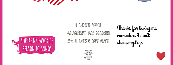 Freebie Friday: 5 Printable Valentine's Cards made by Katie Crafts; https://www.katiecrafts.com