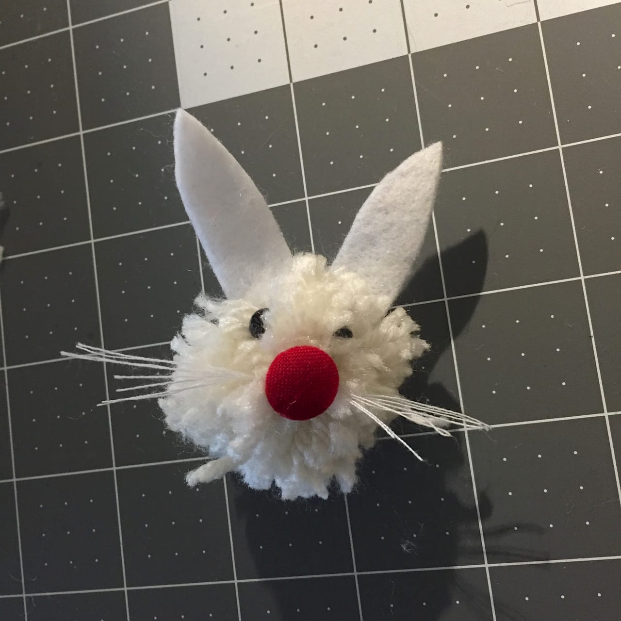 DIY Pom Pom Easter Bunny • Katie Crafts