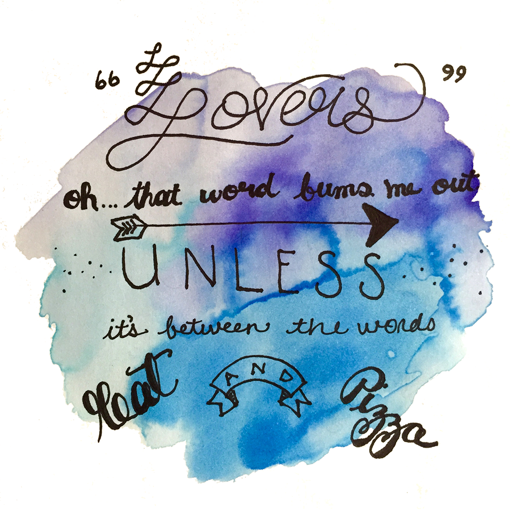 Words for Wednesday: Lovers on Katie Crafts; https://www.katiecrafts.com