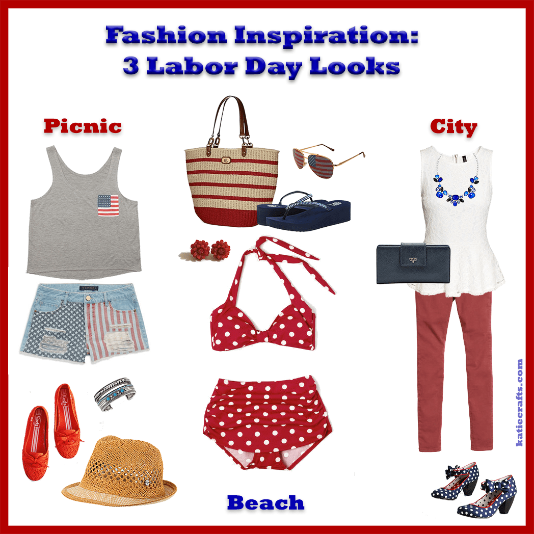 Fashion Inspiration: 3 Labor Day Looks by Katie Crafts; https://www.katiecrafts.com