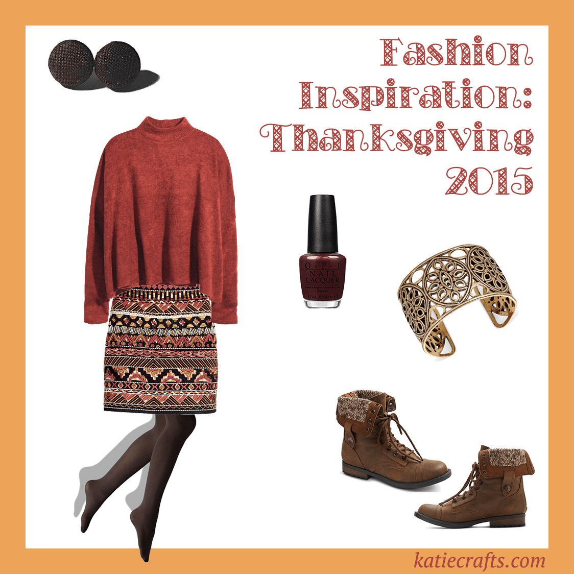 Fashion Inspiration: Thanksgiving 2015 on Katie Crafts; https://www.katiecrafts.com