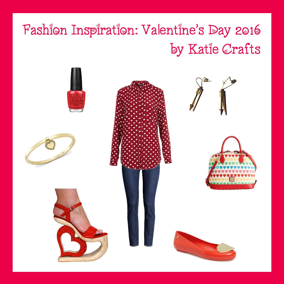 Fashion Inspiration: Valentine's Day 2016 on Katie Crafts; https://www.katiecrafts.com