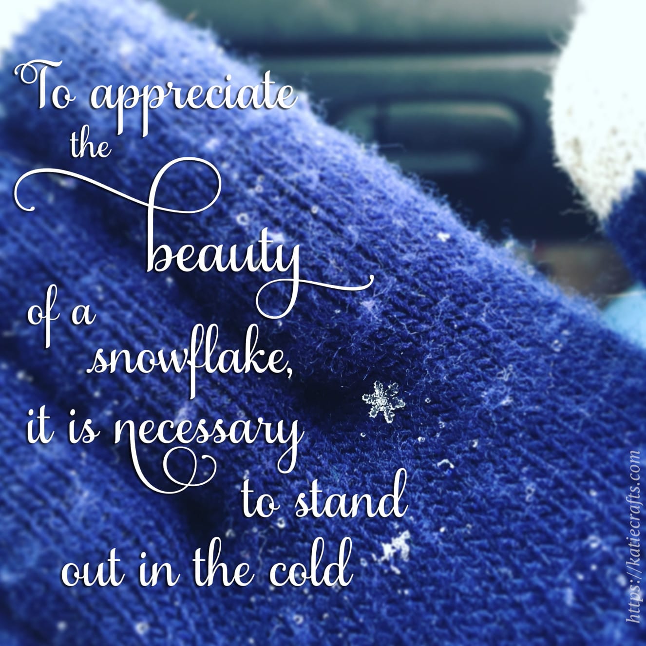 QOTD: Snowflakes on Katie Crafts; https://www.katiecrafts.com